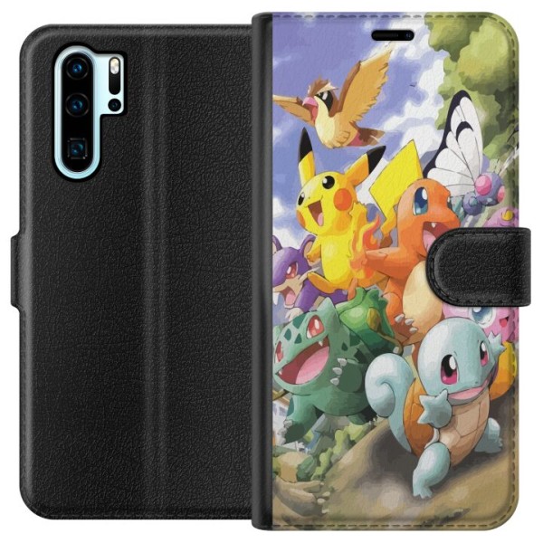 Huawei P30 Pro Lompakkokotelo Pokémon