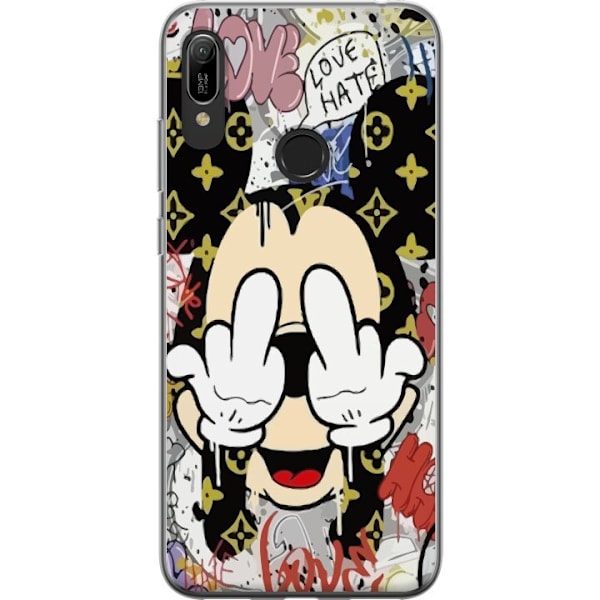 Huawei Y6 (2019) Gennemsigtig cover Mickey Mouse F-YOU