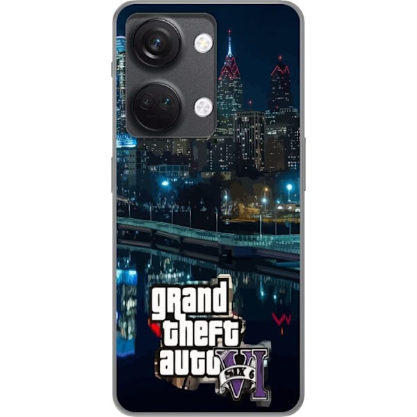 OnePlus Nord 3 Genomskinligt Skal Grand Theft Auto 6