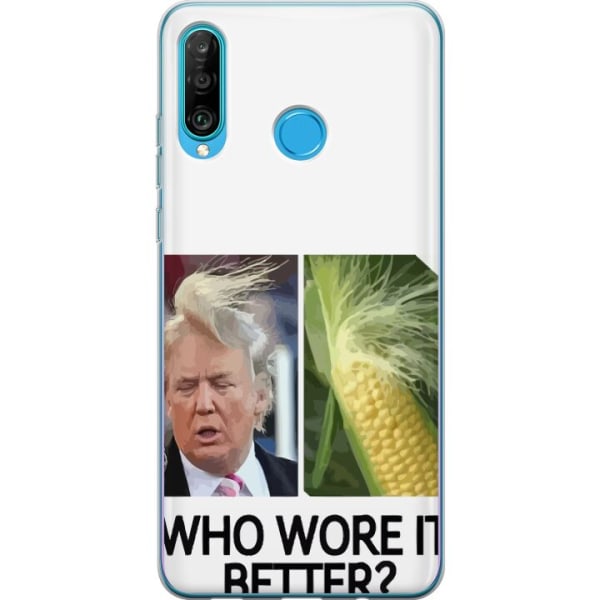 Huawei P30 lite Gennemsigtig cover Trump