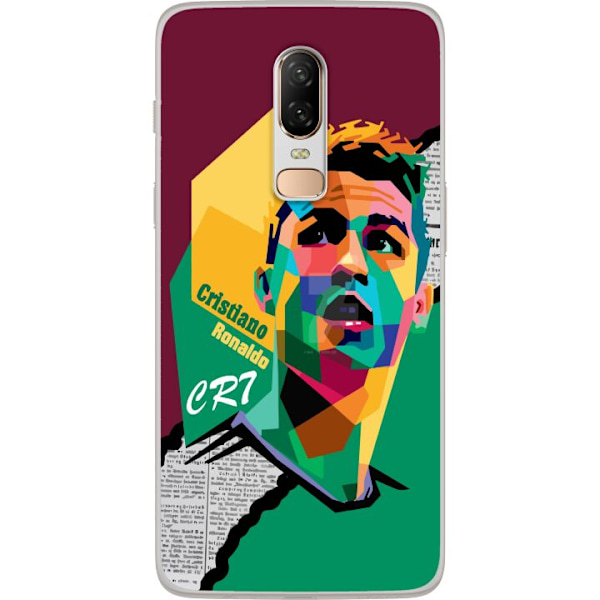 OnePlus 6 Gennemsigtig cover Ronaldo