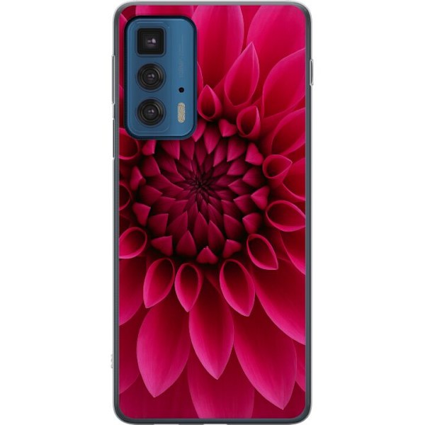 Motorola Edge 20 Pro Läpinäkyvä kuori Rosecore