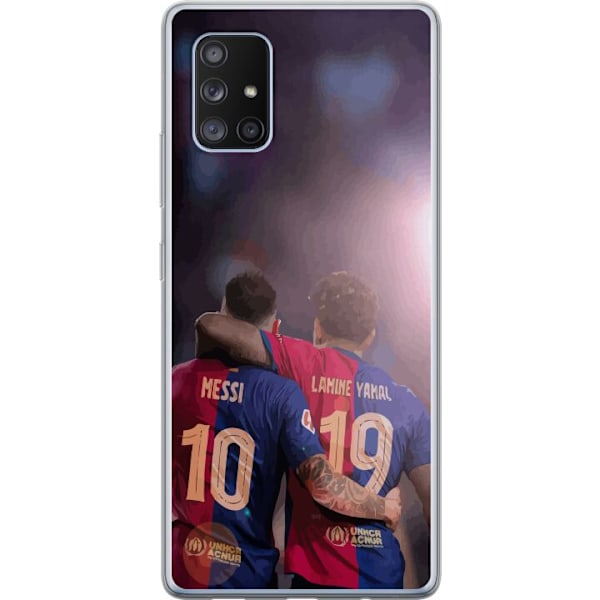 Samsung Galaxy A71 5G Genomskinligt Skal Lamine Yamal VS Messi