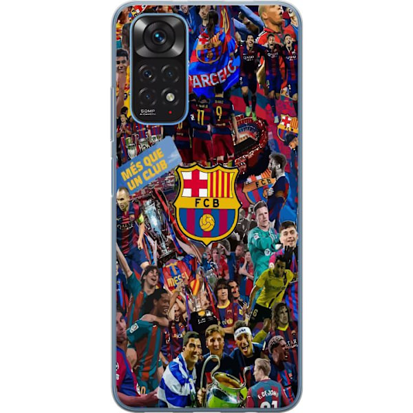 Xiaomi Redmi Note 11S Gennemsigtig cover Jeg Elsker FCB