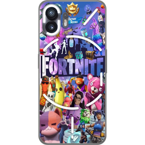 Nothing Phone (2) Läpinäkyvä kuori Fortnite Hahmot Peliteema Ikonit Peli Suunnittelu Suosittu Taistelurojalainen Lapset Pelihahmojen Teema