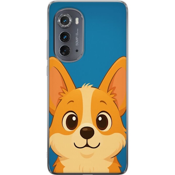 Motorola Edge (2022) Gjennomsiktig deksel Hello Corgi