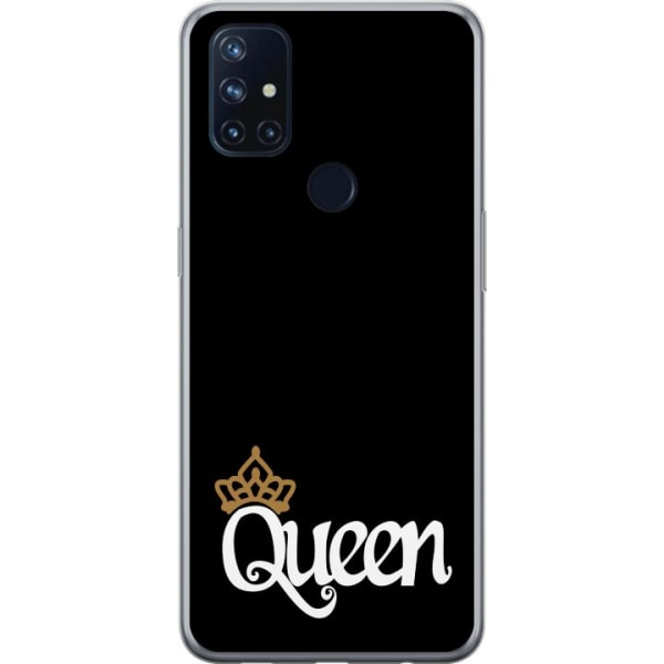 OnePlus Nord N10 5G Läpinäkyvä kuori Kuningatar
