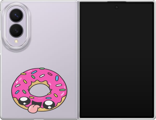 Kompatibelt Mobilskal till Samsung Galaxy Z Fold8 Rosa strösselmunk rosa