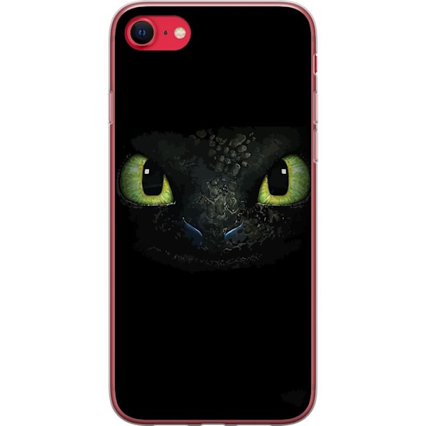 Apple iPhone SE (2022) Genomskinligt Skal How to Train Your Dragon (Draktränaren)