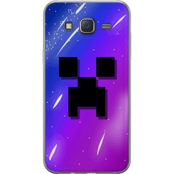 Samsung Galaxy J5 Läpinäkyvä kuori Minecraft