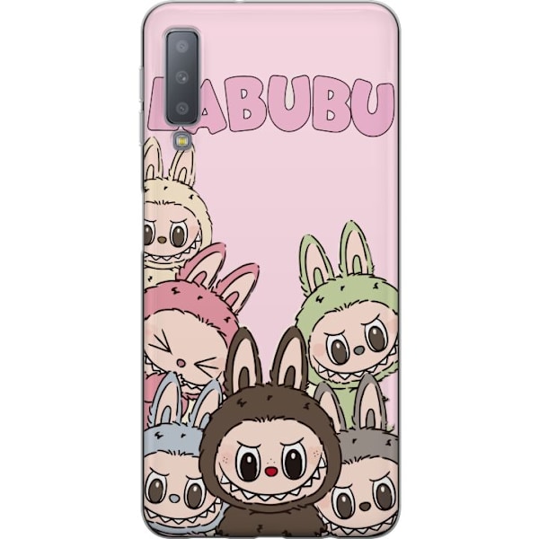 Samsung Galaxy A7 (2018) Läpinäkyvä kuori Labubu Classics