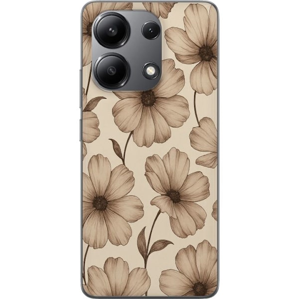 Xiaomi Redmi Note 13 4G Genomskinligt Skal Pastel Rush
