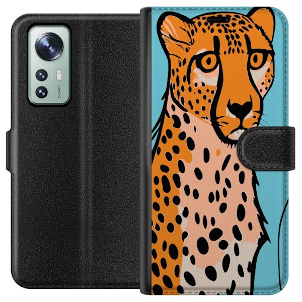 Xiaomi 12 Lommeboketui Overrasket Leopard