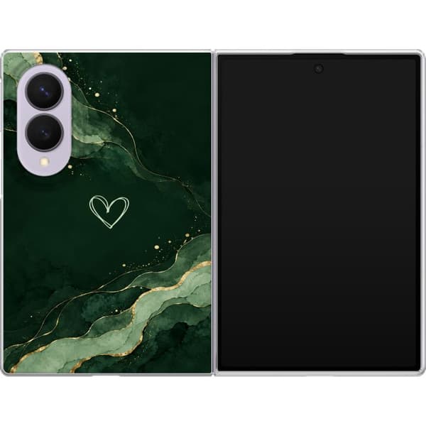Kompatibelt Mobildeksel til Samsung Galaxy Z Fold8 Skogshjerte grønn