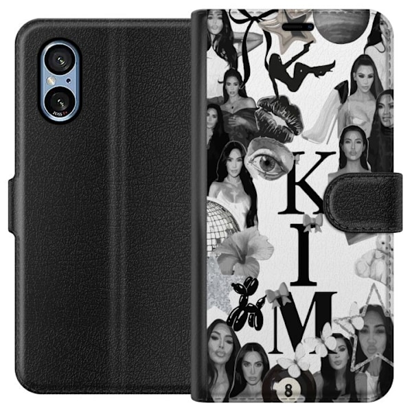 Sony Xperia 5 V Plånboksfodral Kim Kardashian – Aesthetic Look 2025