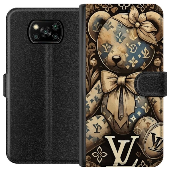 Xiaomi Poco X3 NFC Tegnebogsetui Teddy Vuitton