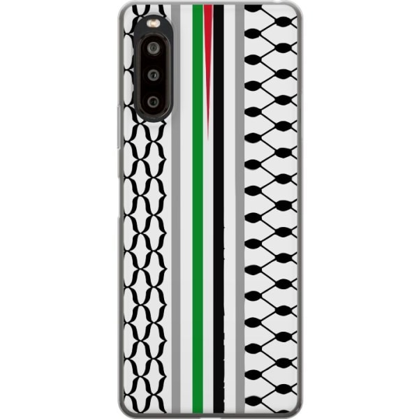 Sony Xperia 10 II Genomskinligt Skal Keffiyeh, Palestina