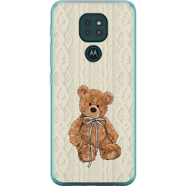 Motorola Moto G9 Play Gjennomsiktig deksel Liten Bamse – klassisk bamse i enkel design