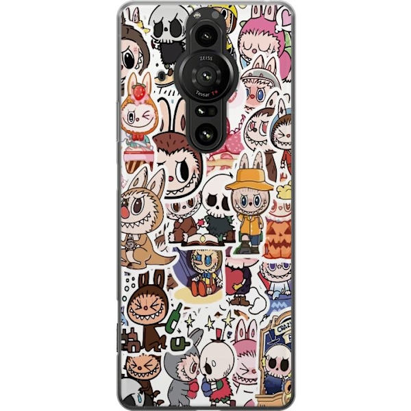 Sony Xperia Pro-I Läpinäkyvä kuori Labubu All-Stars – POP MART Erikoispainos