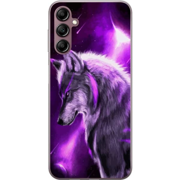 Kompatibelt Mobildeksel til Samsung Galaxy A14 5G Lilla Ulv