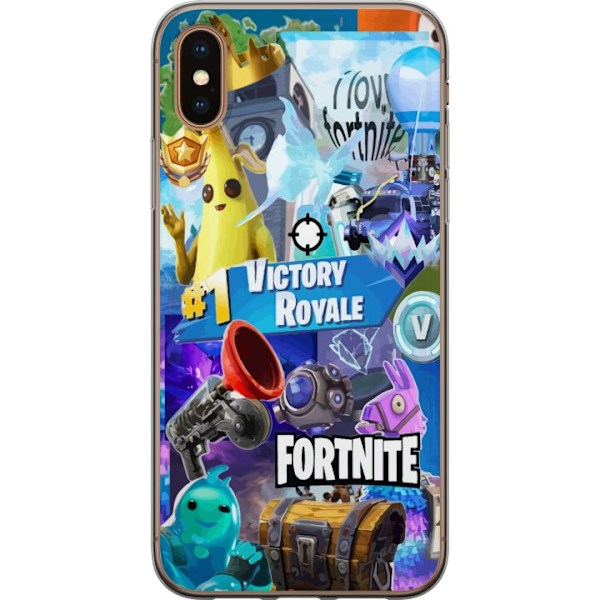 Apple iPhone XS Max Genomskinligt Skal Fortnite