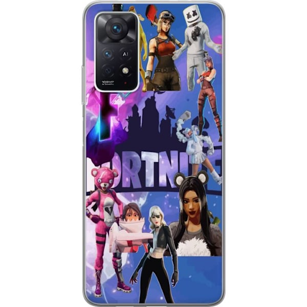 Xiaomi Redmi Note 11 Pro 5G Gjennomsiktig deksel Fortnite