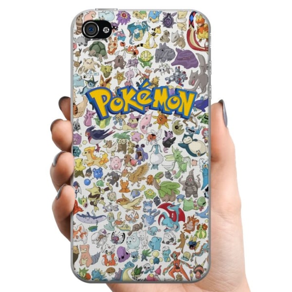 Apple iPhone 4s TPU Mobildeksel Pokemon
