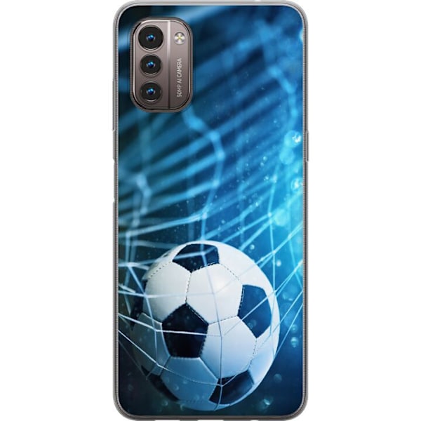 Nokia G21 Läpinäkyvä kuori Jalkapallo