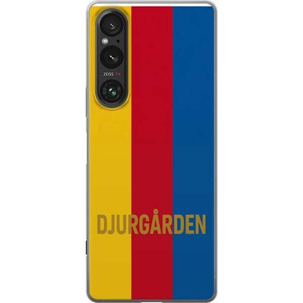 Sony Xperia 1 V Läpinäkyvä kuori Djurgården – jalkapallo