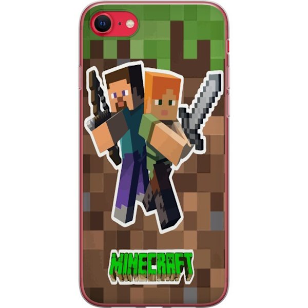 Apple iPhone 16e Gjennomsiktig deksel Minecraft