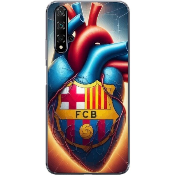 Huawei nova 5T Gennemsigtig cover FCB Hjerte