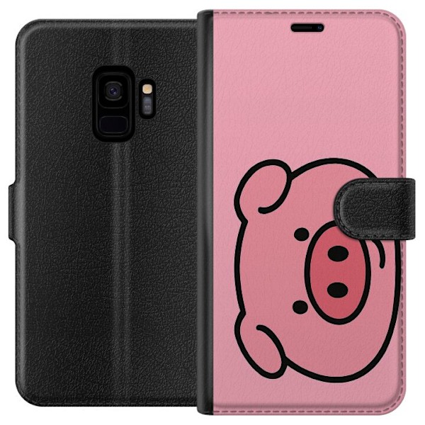 Samsung Galaxy S9 Tegnebogsetui Kawaii Piggy