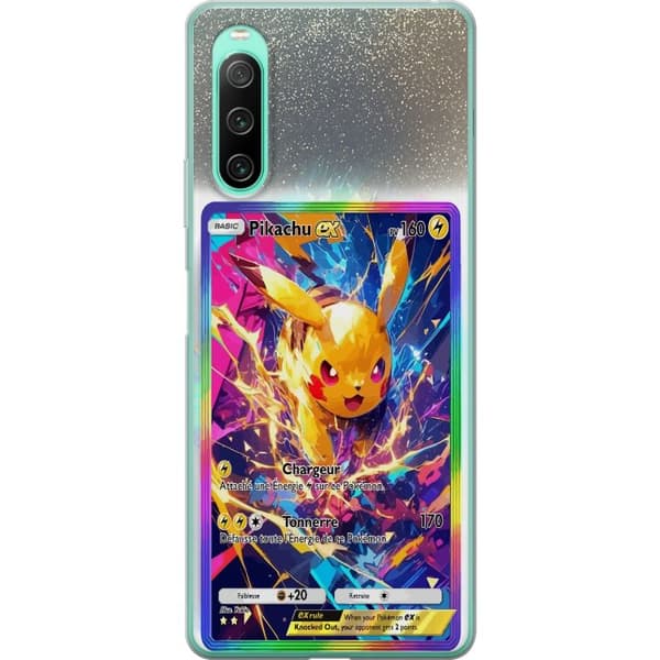 Kompatibelt Mobildeksel til Sony Xperia 10 IV Pikachu gul