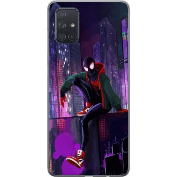 Samsung Galaxy A71 Gennemsigtig cover Fortnite - Spider-Man