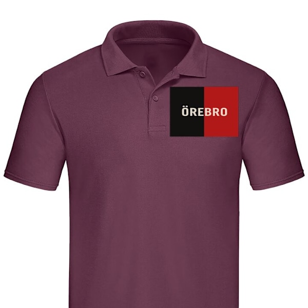 Poloshirt til Voksen | Elegant Poloshirt Örebro - Ishockey Bordeaux Medium