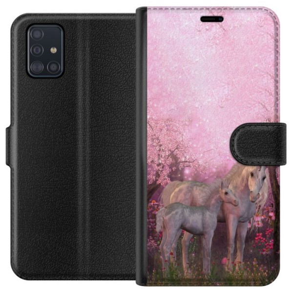 Samsung Galaxy A51 Lommeboketui Unicorn