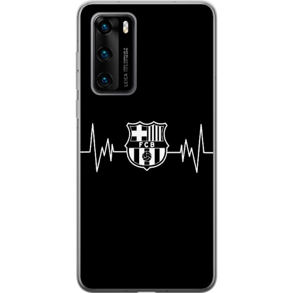 Huawei P40 Gennemsigtig cover FC Barcelona