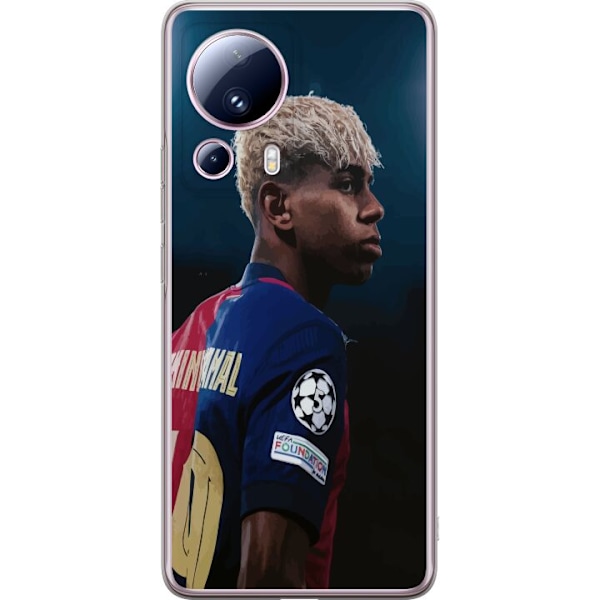 Xiaomi 13 Lite Gennemsigtig cover Lamine Yamal - Barcelonas Wu