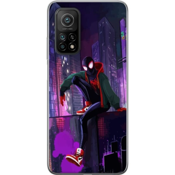 Xiaomi Mi 10T 5G Gennemsigtig cover Fortnite - Spider-Man