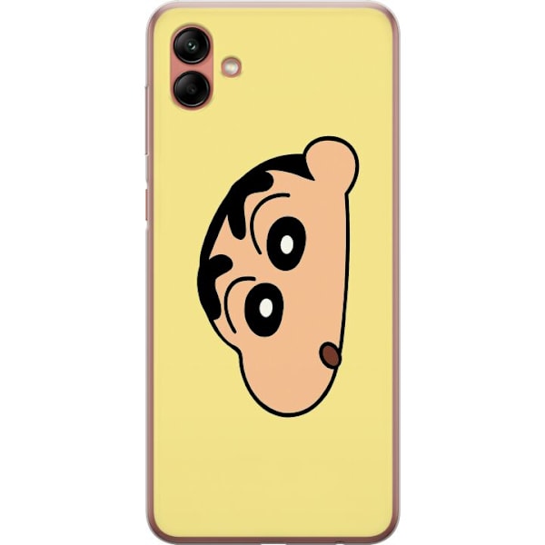 Samsung Galaxy A04 Genomskinligt Skal Peeking Shinchan