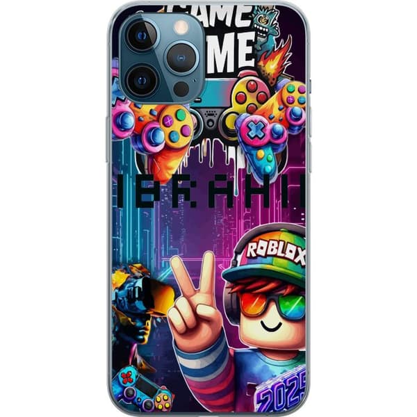 Kompatibelt Mobilskal till Apple iPhone 12 Pro Max Neon Gamer Art