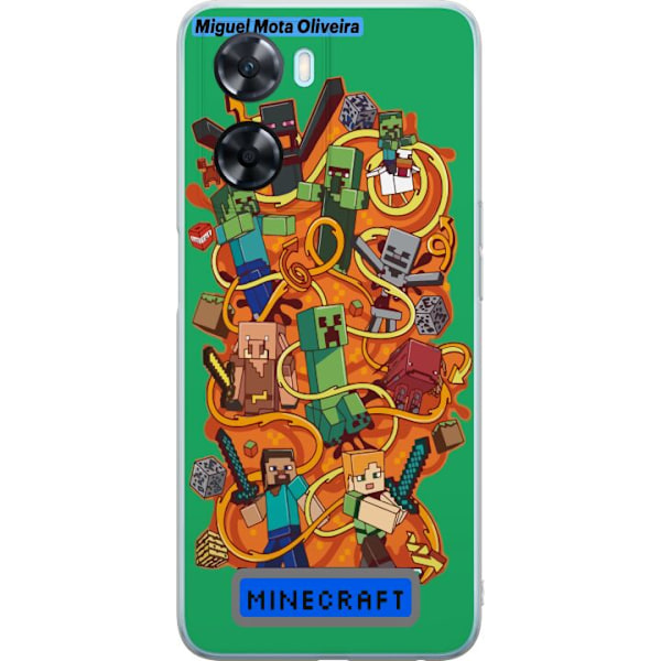 OnePlus Nord N20 SE Gennemsigtig cover Minecraft