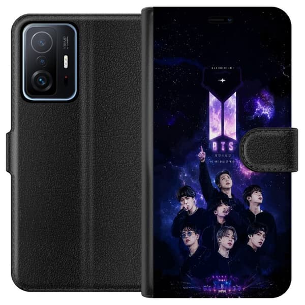 Kompatibel Tegnebogsetui til Xiaomi 11T BTS lilla