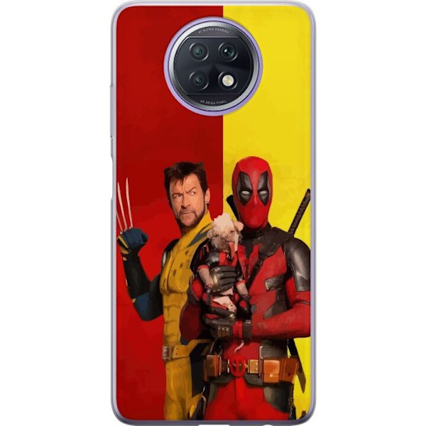 Xiaomi Redmi Note 9T Gjennomsiktig deksel Deadpool & Wolverine