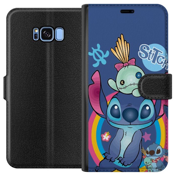 Samsung Galaxy S8 Lompakkokotelo Stitch ja ystävä