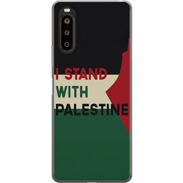 Sony Xperia 10 II Gennemsigtig cover Stå sammen med Palæstin