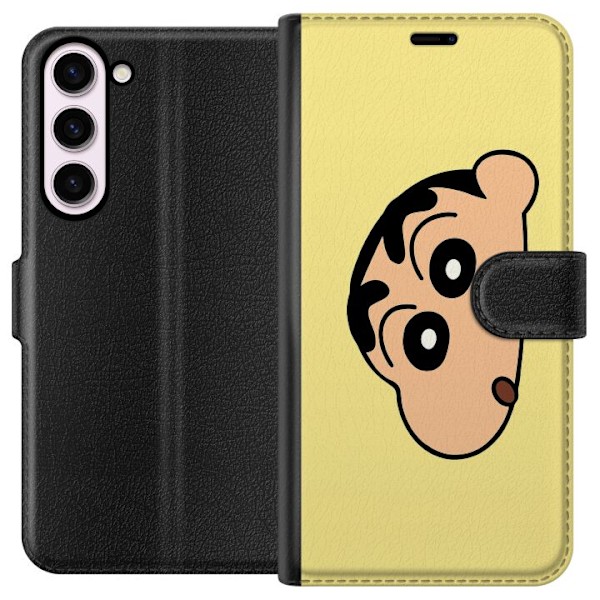 Samsung Galaxy S23+ Plånboksfodral Peeking Shinchan