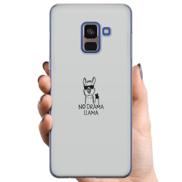 Samsung Galaxy A8 (2018) TPU Mobilcover Ingen Drama Lama