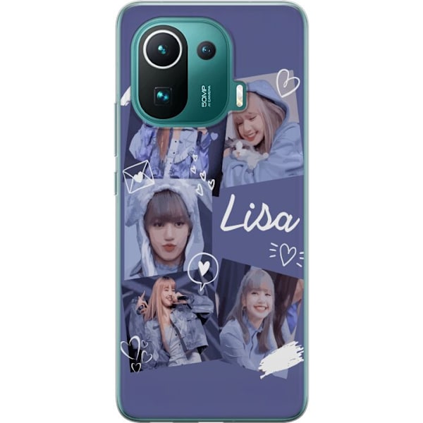 Xiaomi Mi 11 Pro Läpinäkyvä kuori Lisa Blackpink – Aesthetic K-pop Queen