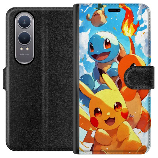 OnePlus Nord CE4 Lite Lompakkokotelo Pocket Creatures - innoit